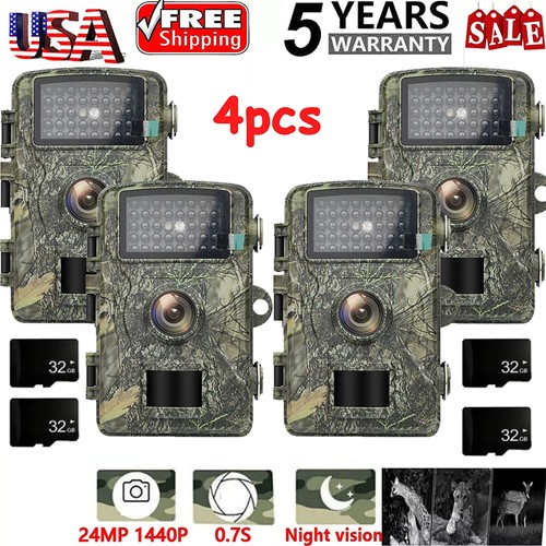 4pks 24mp 1440p hunting trail - 4pks,